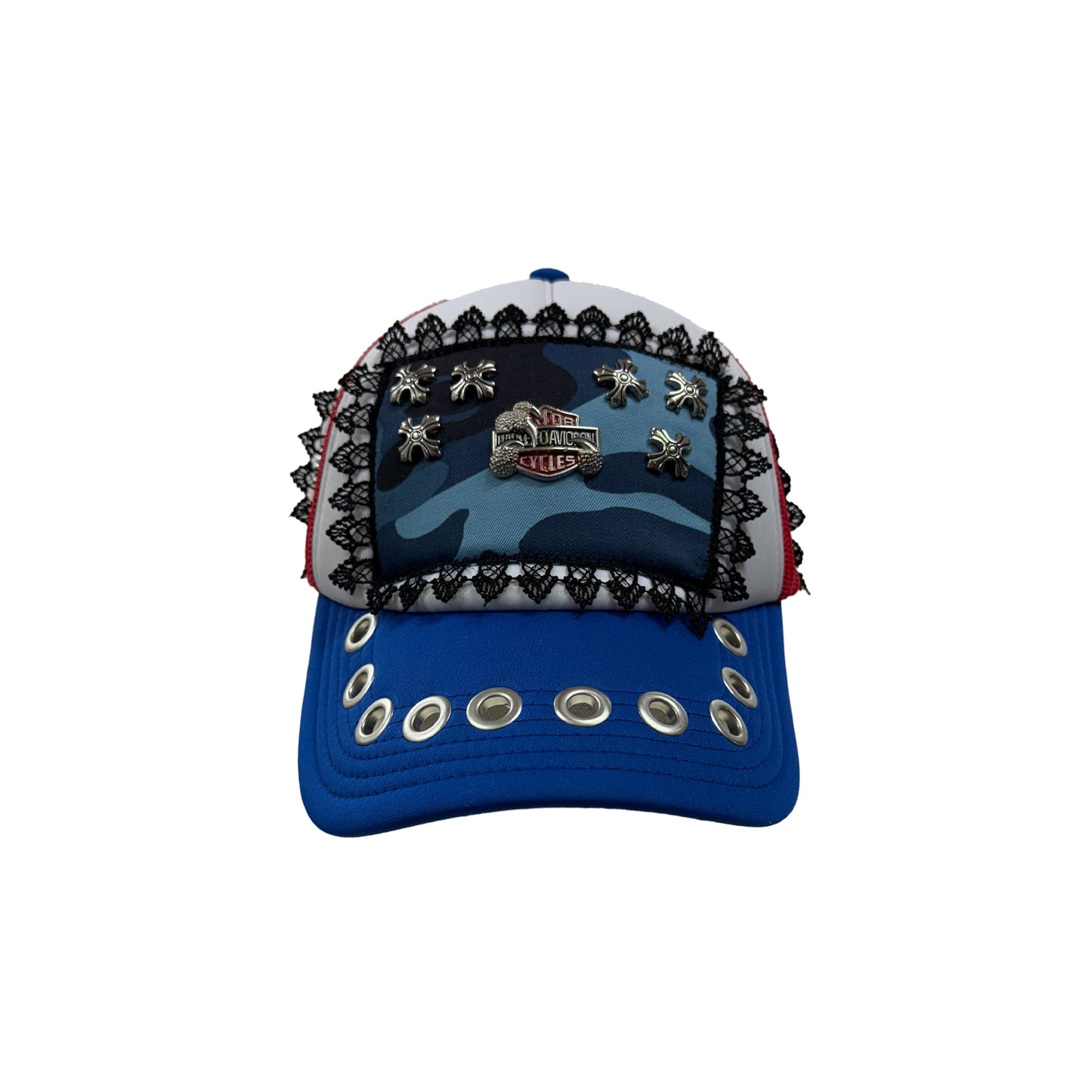 CUSTOM LACE TRUCKER CAP "AMERICAN DREAM"