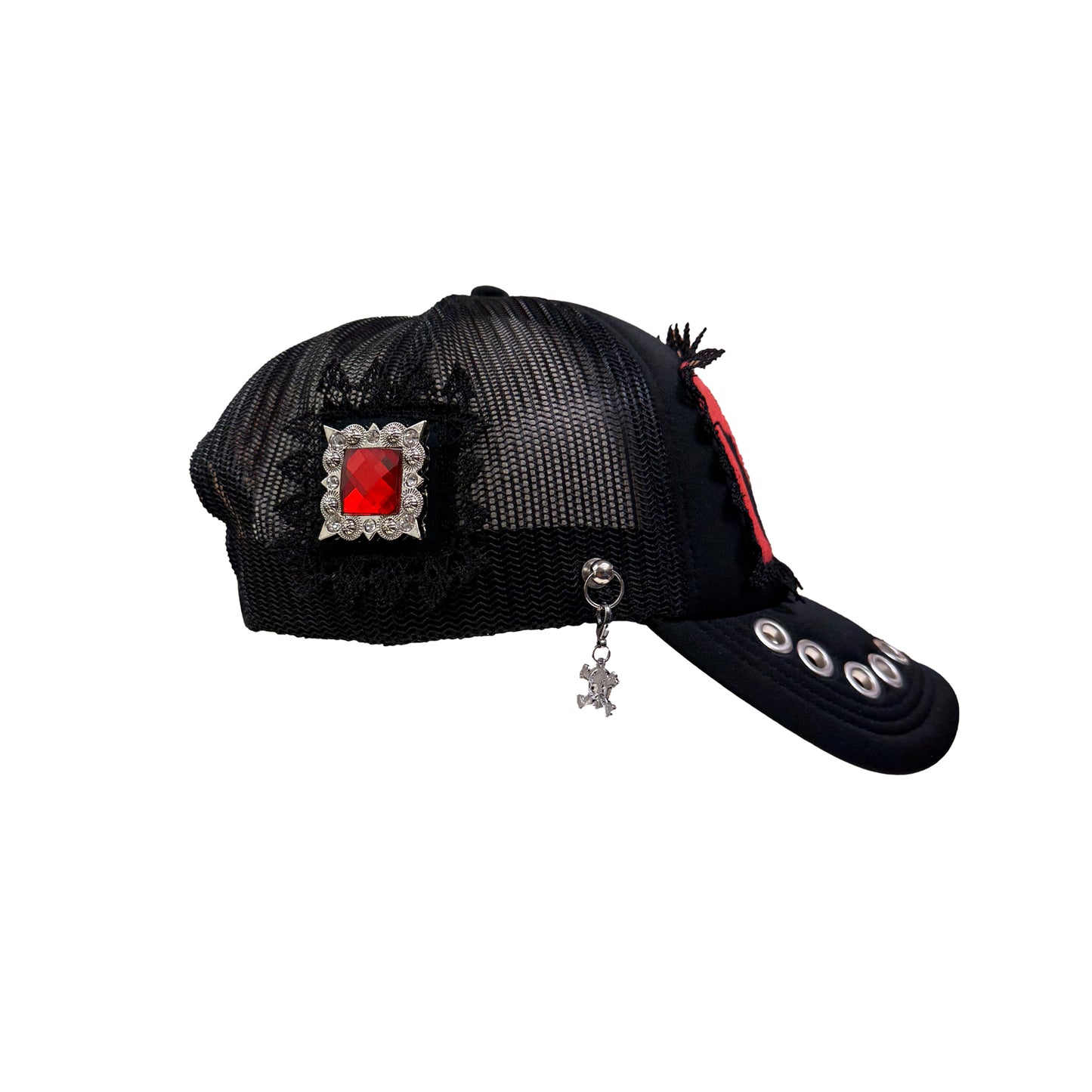 CUSTOM LACE TRUCKER CAP "BANG"