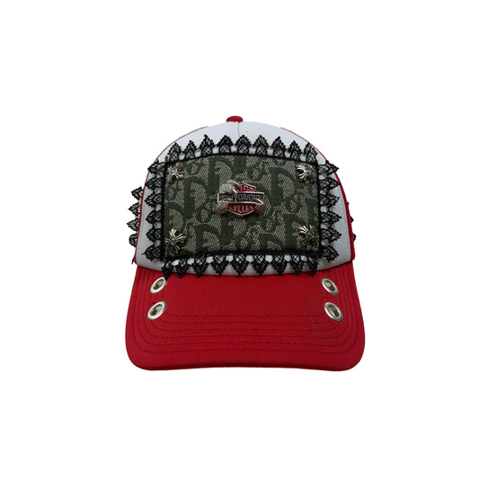CUSTOM LACE TRUCKER CAP "GRIFFON"
