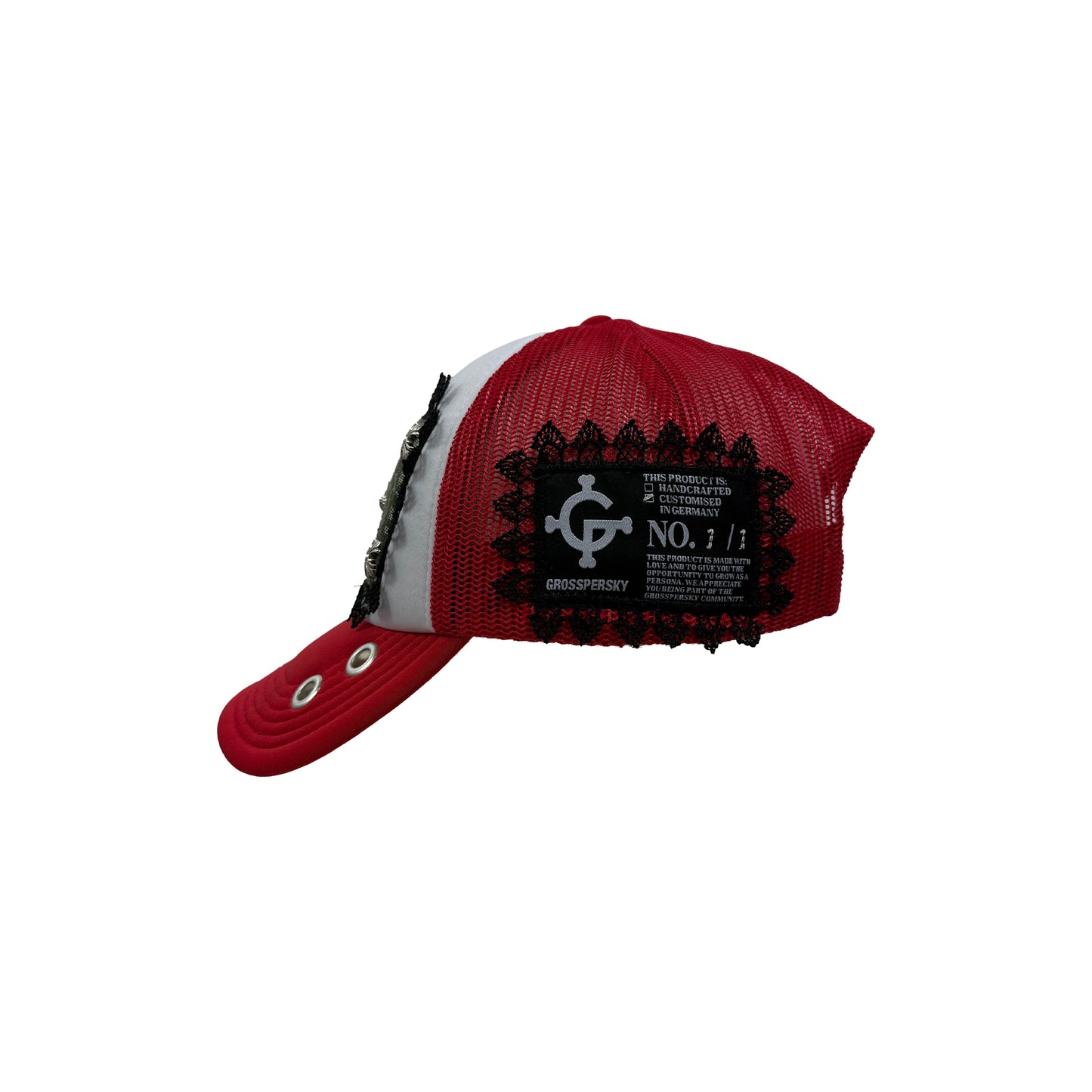 CUSTOM LACE TRUCKER CAP "GRIFFON"